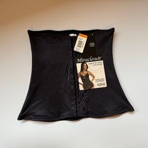 Miraclesuit waist cincher black size small